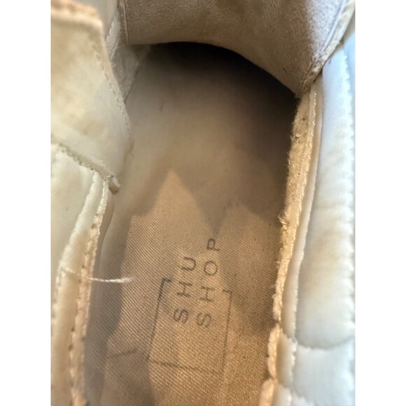 Shu Shop Roxanne White & Glitter High-Top Sneakers Size 8.5 - Picture 7 of 10